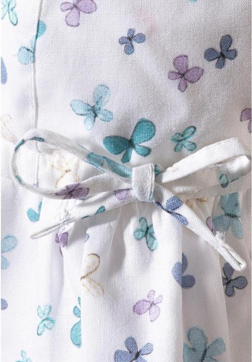 Produktbild Sterntaler Sonnenhut mit Nackenschutz Schmetterlinge Weiss Gr. 49 (49)