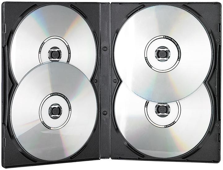 Produktbild Pearl CD/DVD Soft Hülle für 4 DVDs (10er-Set)