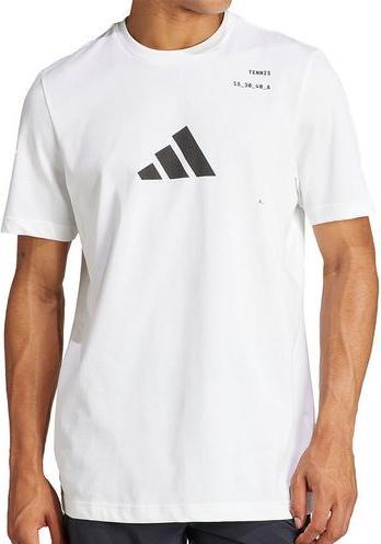 Produktbild adidas Tennis Graphic Tee White Man (XL)