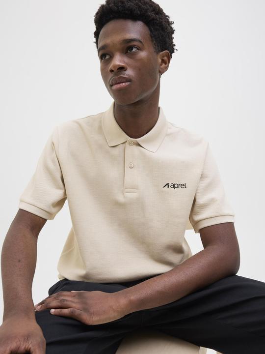 Image du produit Aprel Einfarbig Polokragen Poloshirt Poloshirt (M)