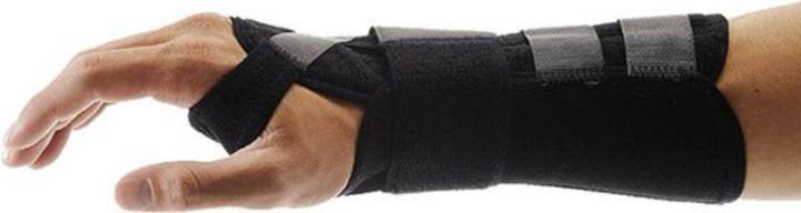 Actual product image Omnimed Ortho Manu Flex wrist brace left black (M)