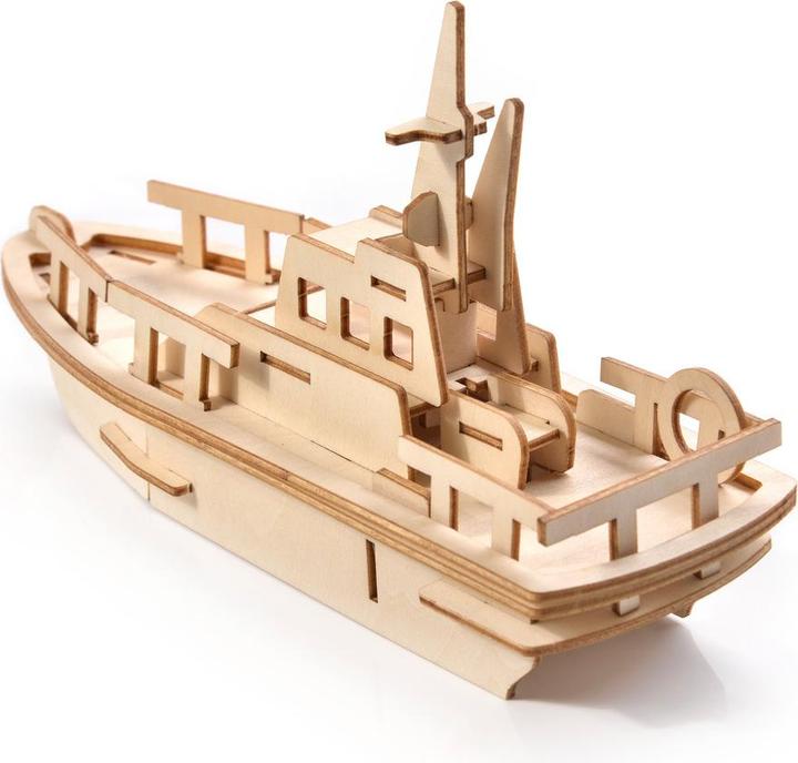Immagine prodotto Little Story Modello di puzzle in legno 3D - Barca (35 pezzi)