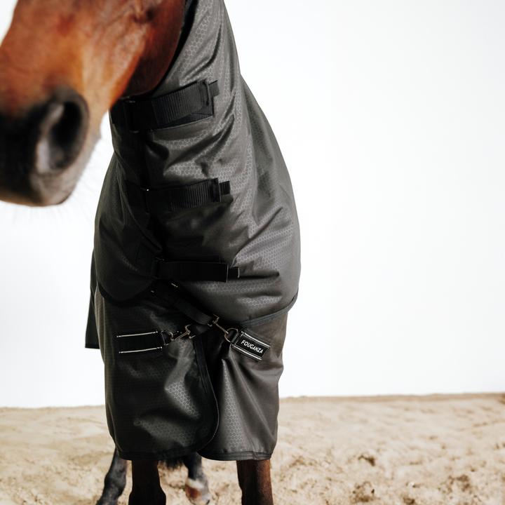 Image du produit Fouganza Protège-cou Neckcover Allweather 200 cheval noir