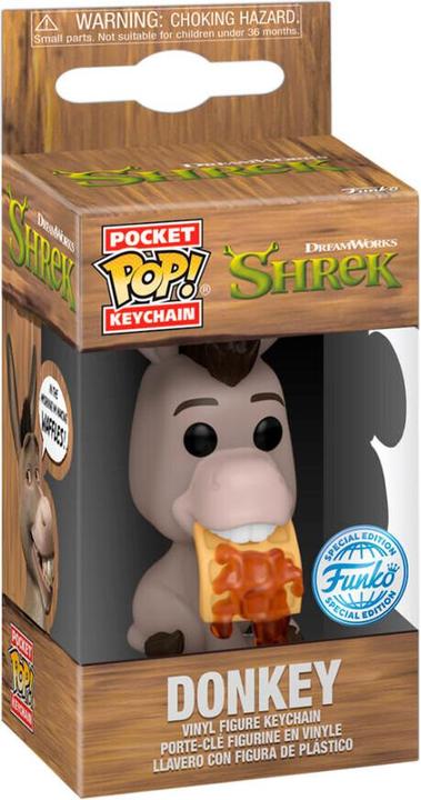 Produktbild Funko Shrek 30th POP! Vinyl Schlüsselanhänger 4 cm Donkey Display (12)