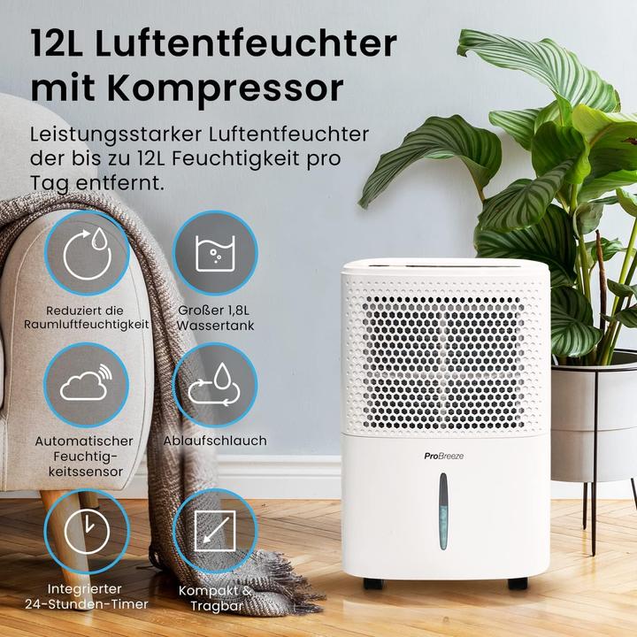 Immagine prodotto Breeze Deumidificatore (15 m², 12 l/24h)