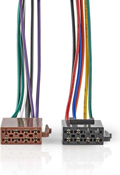 Produktbild Nedis ISO-Adapter-Kabel | ISO Kompatibilität: Standard | 0.15 m | Rund | PVC | Box