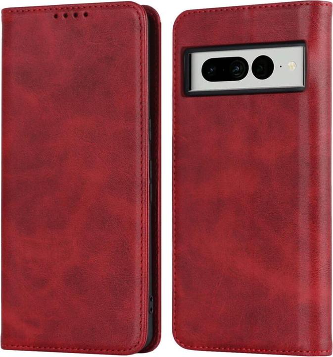 Produktbild Cover-Discount Google Pixel 7 Pro - Stand Flip Case Hülle rot (Google Pixel 7 Pro)