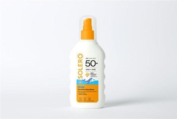 Actual product image Solero Kids Sensit Sonnensp SPF50+ 200ml (Sun spray, SPF 50+, 200 ml)