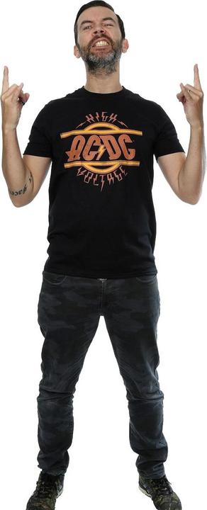 Immagine prodotto AC/DC High Voltage Distressed Logo Maglietta Uomo (M)