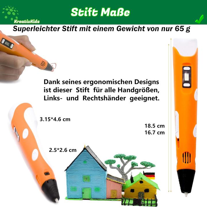 Immagine prodotto KreativKids Penna per la stampa 3D con accessori
