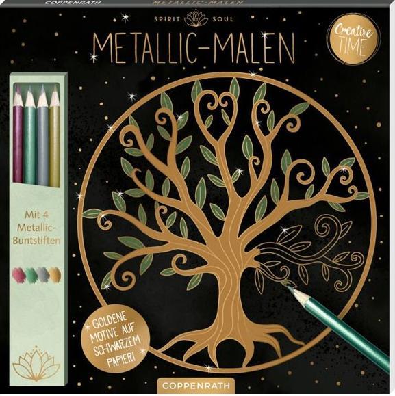 Image du produit Die Spiegelburg Metallic-Malen, Spirit & Soul (Allemand, SusannaHatkemper, 2024)