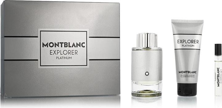 Image du produit Montblanc Set Explorer Platinum, Barbati, Eau De Parfum 100ml Eau De Parfum 7.5ml Gel De Dus 100ml (Set parfum)