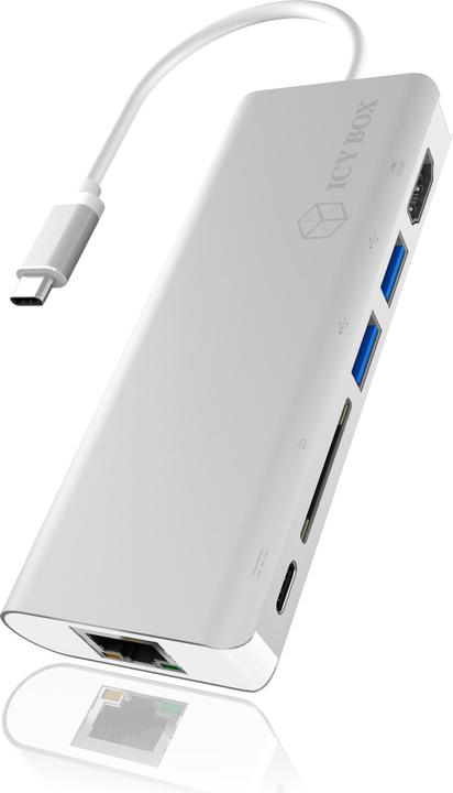 Produktbild Icy Box Dockingstation USB-C -> USB3.0 (USB-C, 2 Ports)