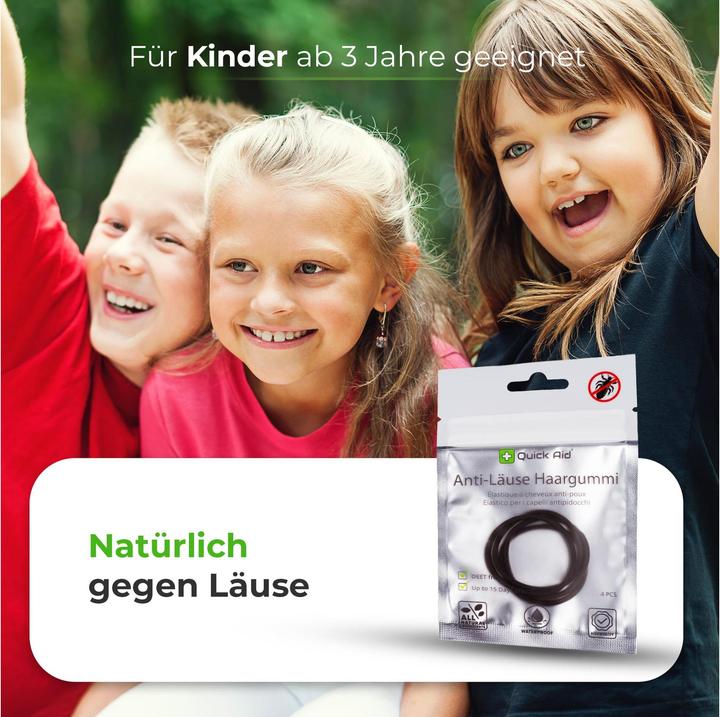Produktbild Quick Aid Anti Läuse Haargummi (Set)