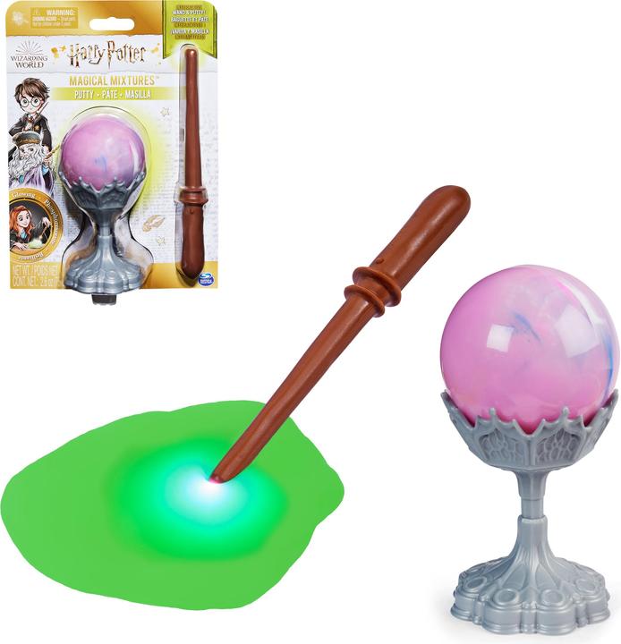 Actual product image Spin Master Harry Potter, Magical Mixtures Activity Set with Glow in the Dark Putty and Harry Potter Wand