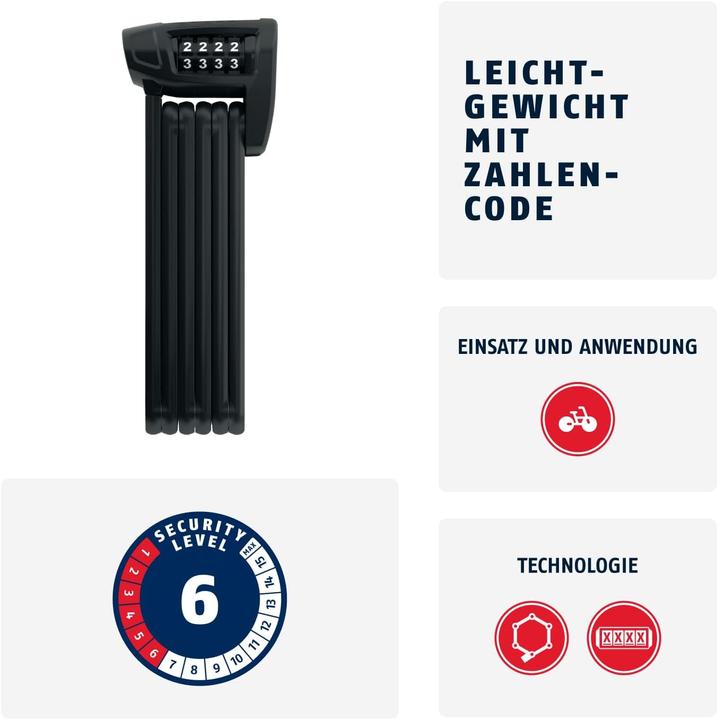Image du produit Abus Bordo Combo Lite 6150 (85 cm)