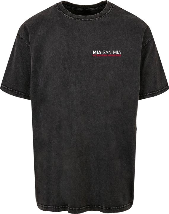Produktbild FC Bayern München Logo History Acid Washed Heavy Oversize Tee - 115115 (M)
