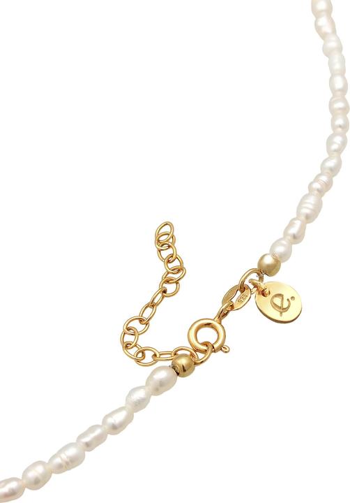 Produktbild Elli Choker, Perle, Perlenkette (925 Sterling Silber vergoldet, No stone, Süsswasserzuchtperlen, Plastik, 36 cm)