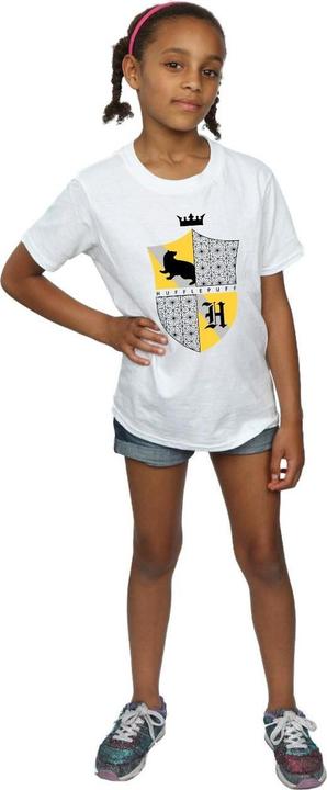 Immagine prodotto Hufflepuff Shield Maglietta Ragazze (140, 146)
