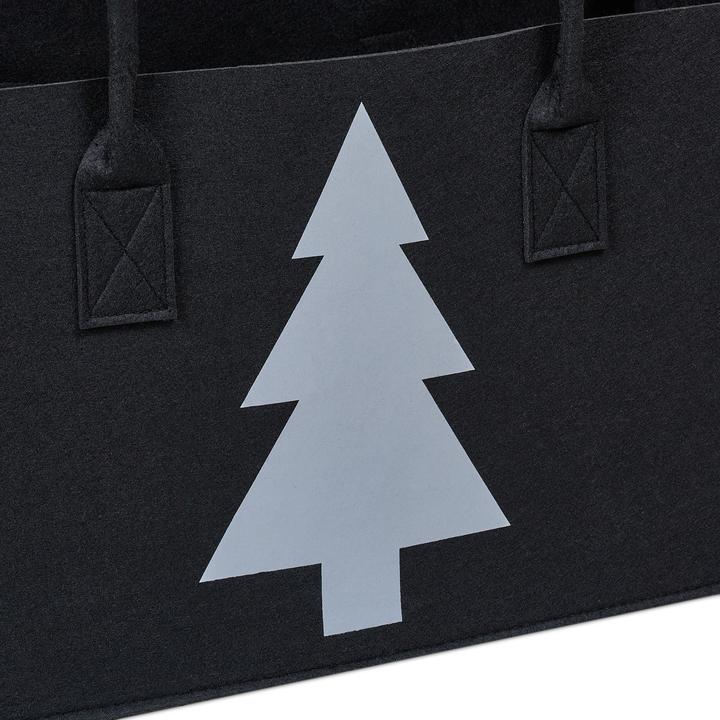 Image du produit Relaxdays Sac à bois de cheminée (50 x 25 x 25 cm)