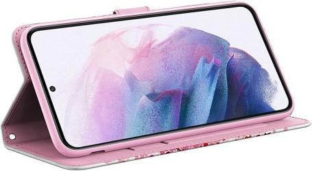 Produktbild Cover-Discount Google Pixel 6 - Etui Glitzer Effekt Baum rosa (Google Pixel 6)