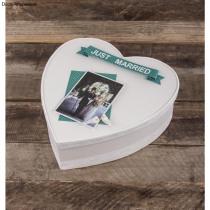 Produktbild Rayher Pappmaché Box Herz, FSC Recycled 100%, weiss