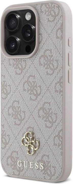 Productafbeelding Guess Hoesje 4G Small Classic MagSafe voor iPhone 16 Pro Max - róź¼owe (Apple iPhone 16 Pro Max)