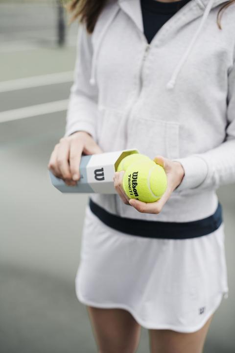 Actual product image Wilson Tennis ball Triniti 4 balls