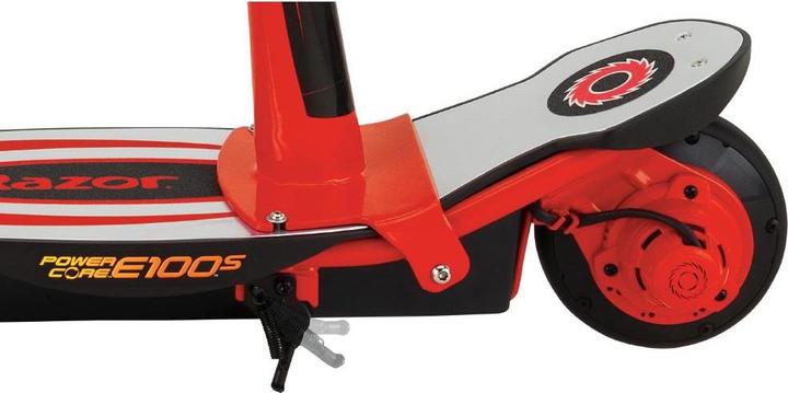 Actual product image Razor E-Scooter Power Core E100S Aluminum Red (17 km/h, 18 km, 120 W)