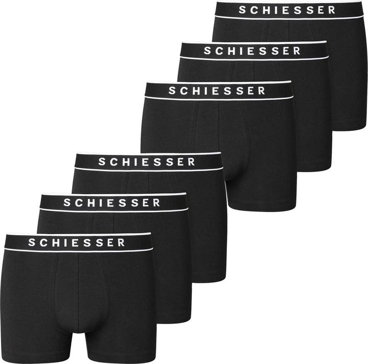 Immagine prodotto Schiesser Boxer retrò 95/5 cotone organico (4XL, confezione da 6)