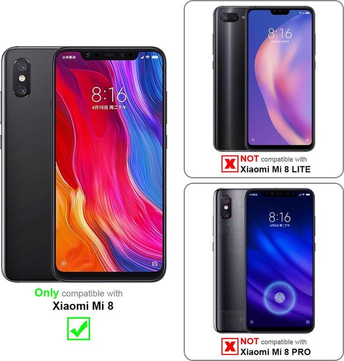 Produktbild Cadorabo Book mit Standfunktion Cover (Xiaomi Mi 8)