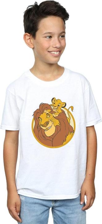 Actual product image Disney Boys The Lion King Mufasa And Simba T-Shirt (140, 146)