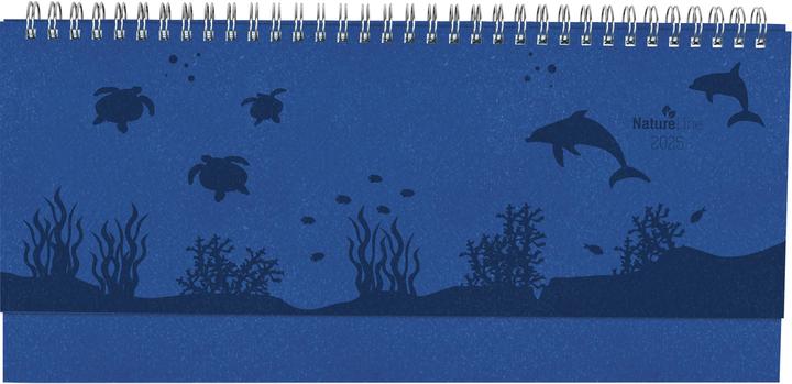 Produktbild Alpha Edition Tisch-Querkalender Nature Line Ocean 2025, Notizkalender, 29,7x13,5cm, Kalender mit (Harter Einband, Deutsch)