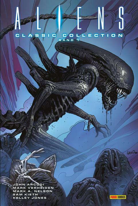 Produktbild Panini Alien Classic Collection (Deutsch, Mark Verheiden, u.a., Hoang Nguyen, Mike Richardson, Kelley Jones, Steve Bissette, Denis Beauvais, Christopher Taylor, Sam Kieth, John Arcudi, Paul Guinan, Damon Willis, Steven Grant, Mark A. Nelson, 2024)