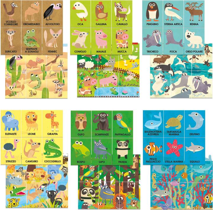 Actual product image Headup Games Flashcards Enciclopedia Animali Montessori