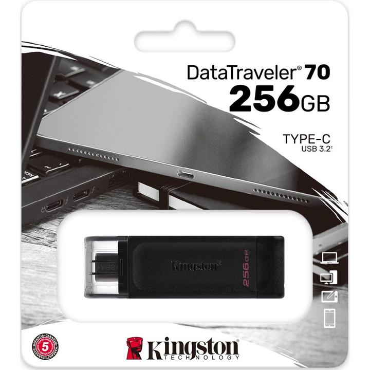 Produktbild Kingston DataTraveler 70 (256 GB, USB-C, USB 3.2)