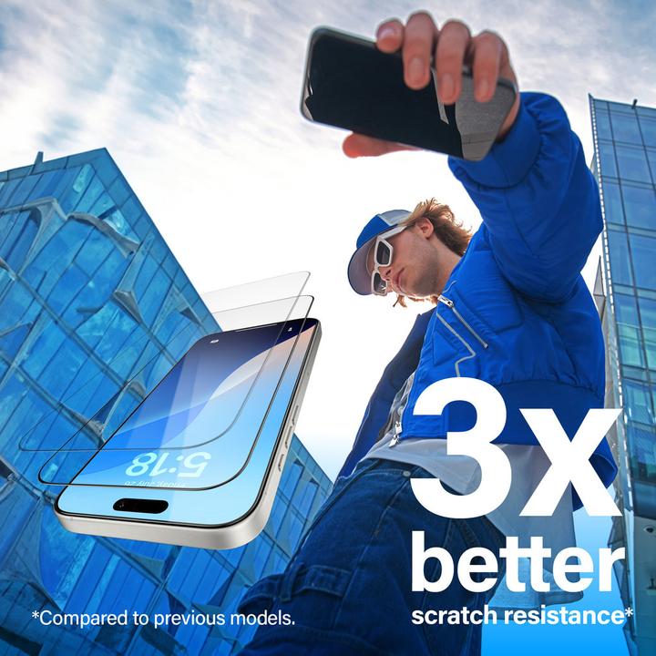 Immagine prodotto PanzerGlass Vestibilità ultra-ampia (1 Pezzo/i, Apple iPhone 16 Pro)