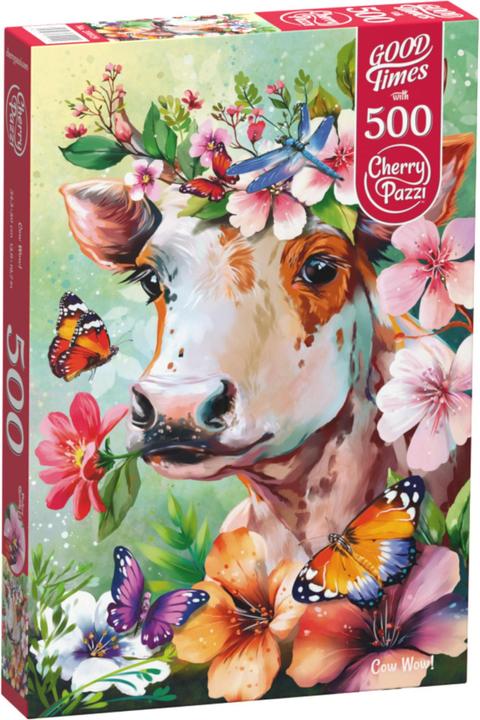 Cherry Pazzi Puzzel 500 stukjes - Koe Wow! (500 onderdelen)