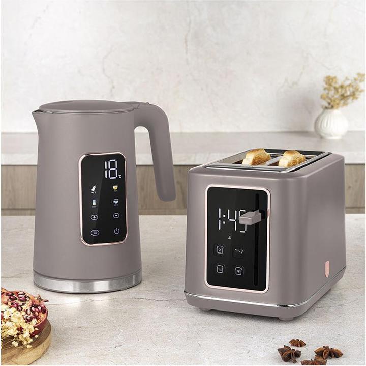 Productafbeelding BerlingerHaus Haus Toaster mit Digitalanzeige Taupe Collection