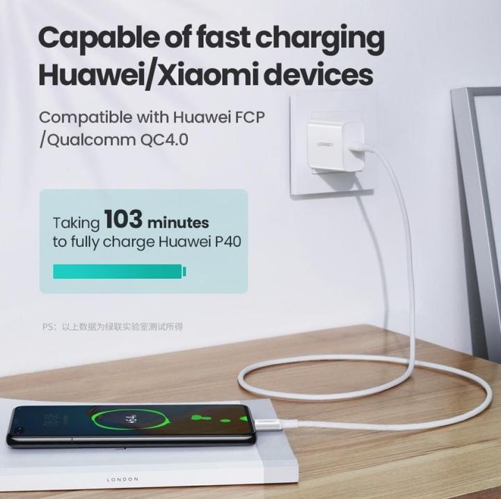 Produktbild Ugreen USB C – USB C (2 m, USB 2.0)