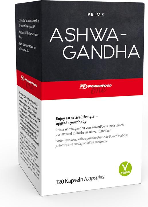Produktbild PowerFood One Ashwagandha (120 Stück, Kapseln, 96 g)
