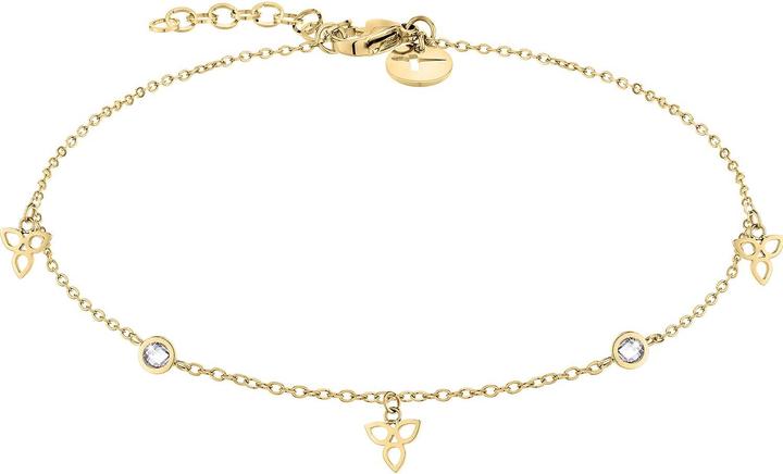 Actual product image Tamaris Fashion gold-plated leg bracelet with zircons TJ-0014-A-27 (L) (Stainless steel, 24 cm)