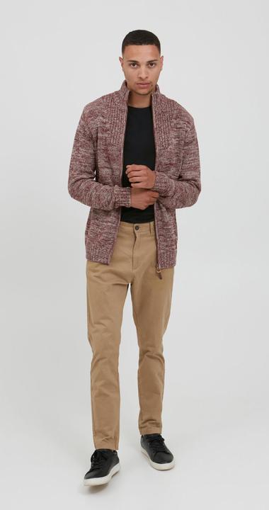 Image du produit Solid Pomeroy Cardigan Gilet Veste En Grosse Maille Pour Homme Avec Col Droit 100% Coton (M)