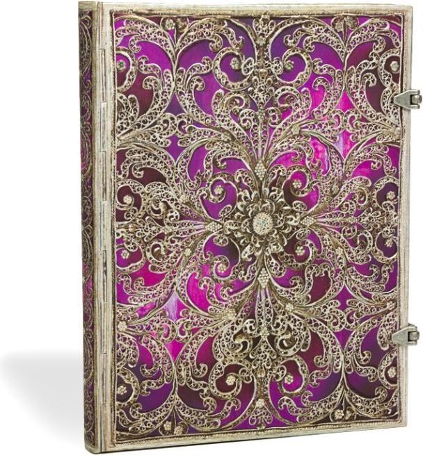 Produktbild Paperblanks Aubergine (180 x 230 mm, Liniert, Harter Einband)