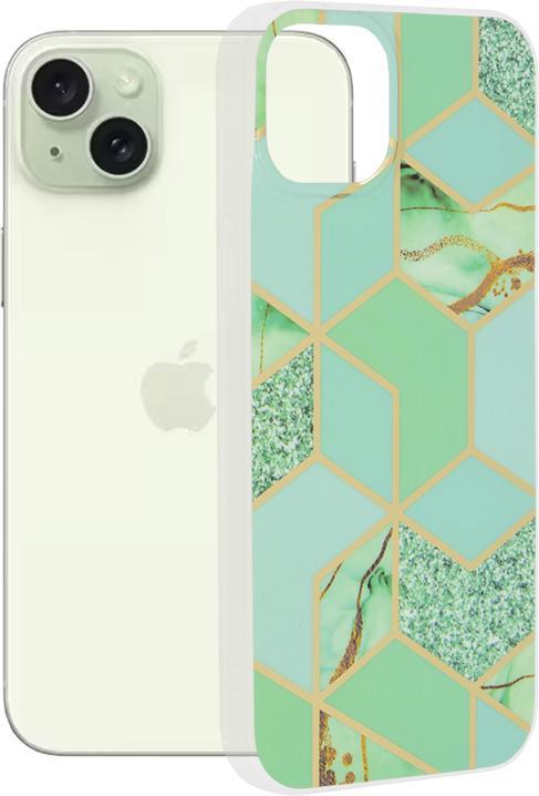 Produktbild Techsuit - Marble Series - iPhone 15 Plus - Green Hex (Apple iPhone 15 Plus)