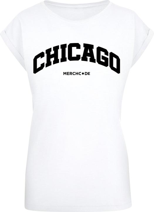 Produktbild Merchcode Ladies Chicago Wording - T-Shirt - 117985 (XXL)