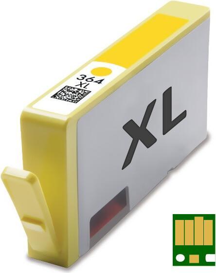 Produktbild Druckfuxx 1x CHIP PATRONEN für HP-364XL DESKJET 3070A 3520 3522 3524 OFFICEJET 4