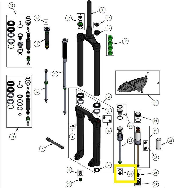 Immagine prodotto DVO Dado del piede SL, Onyx 38 D1|D2|WP SL