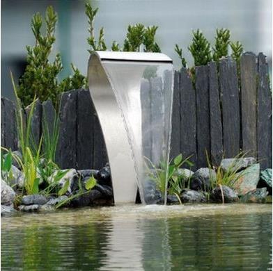 Produktbild PondParts Wasserfall INOX gewölbt, 5000 l/h