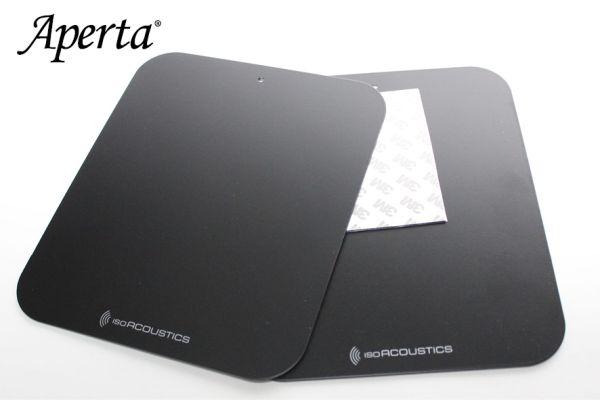 Immagine prodotto Isoacoustics Aperta Speaker Ontkoppeling Stands, per coppia, alluminio-argento (1 coppia, Cavalletto, Inclinabile)